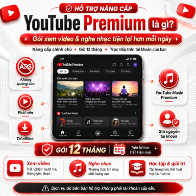 Tài Khoản YouTube Premium