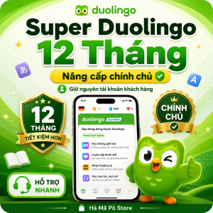 Super Duolingo 12 Tháng