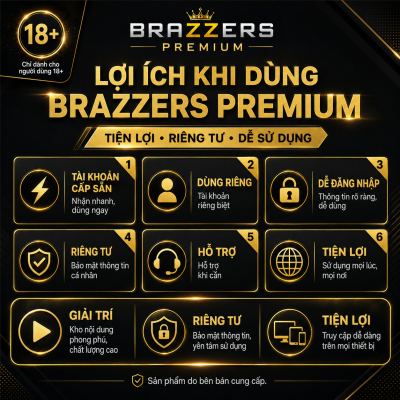 tài khoản Brazzer Premium