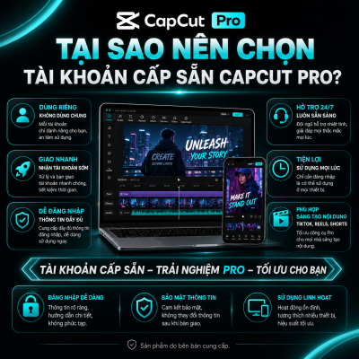 Tài Khoản CapCut Pro