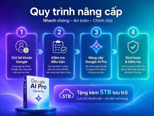 Nâng Cấp Google AI Pro