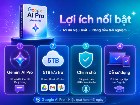 Nâng Cấp Google AI Pro